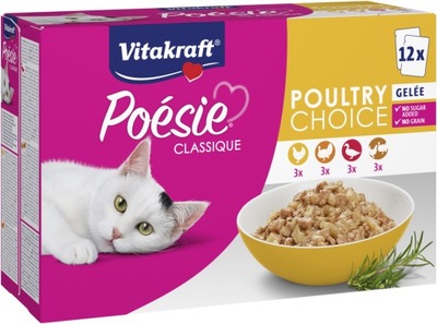 Vitakraft Poesie Classique drób 12x85g