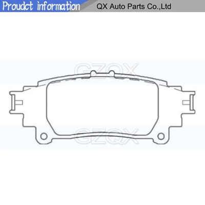 DISCO DE FRENAPARA PARA LEXUS GS TO TOYOTA PRIUS V 2012-2015 ZAPATAS HAMU~21407  