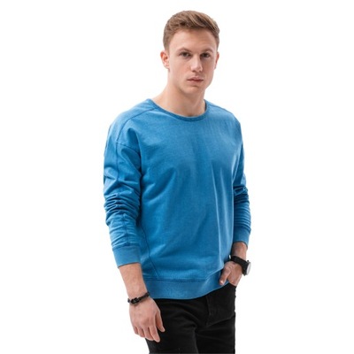 Bluza męska basic II gatunek 1161B niebieska M