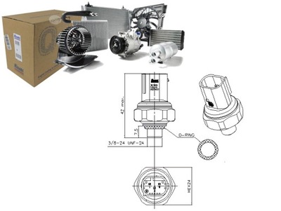 ВЫКЛЮЧАТЕЛЬ НАПОРНЫЙ КОНДИЦИОНЕРА BMW 1 E81 1 E82 1 E87 1 E88 1 F20 1 фото