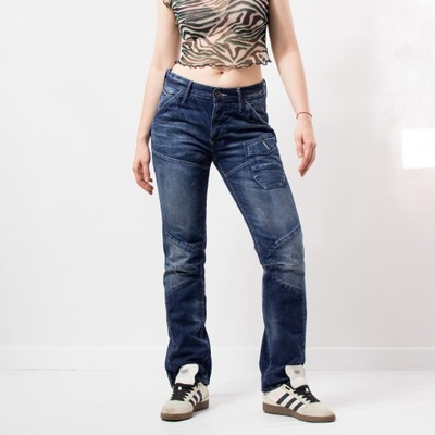 G-STAR RAW jeansy Y2K granatowe W32 L32