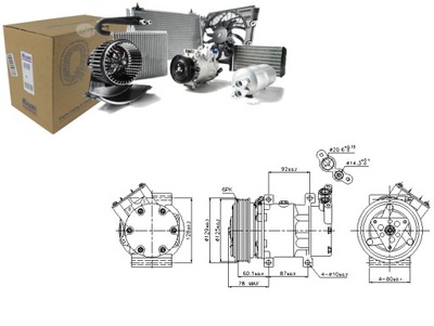 Nissens 89109 компресор, кондиціонер фото №1