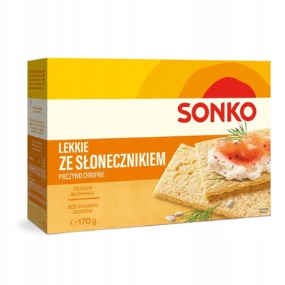 Sonko Pieczywo Lekkie Ze Słonecznikem 170g