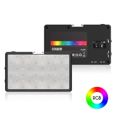 COLBOR PL8R Pocket RGB Video Light 2700K-6500K