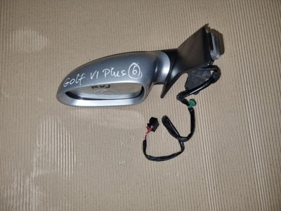 Vw golf vi plus- зеркало левая 6 pinów фото №1