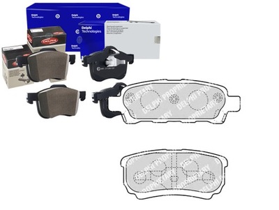 Гальмівні колодки гальмівні delphi ham mb857336 05191271ac o5 фото №1