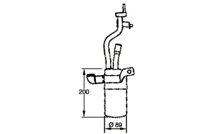 Hella осушитель кондиционера ford focus ii/ c-max фото №1