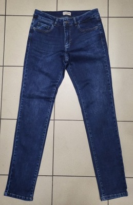 MODNE SPODNIE PARAMI JEANS CELINE GRANAT 38/38-46