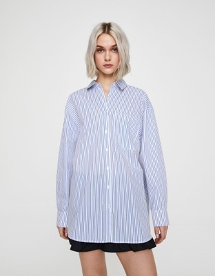 Pull&Bear koszula paski oversize L