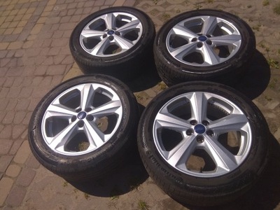 RATAI ALIUMININIAI FORD GALAXY MK3 5X118 ET 55 7,5JX18 CONTINENTAL VASARINĖS 