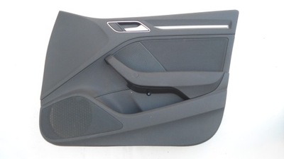 Оббивка обшивка двері правий перед audi a3 8v 5d фото №1