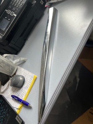 Outlander iii 15- молдинг накладка поріг хром фото №1