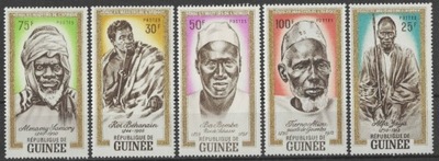 Gwinea - osobowości** (1962) SW 138-142