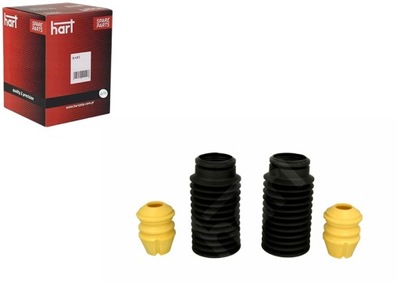 Комплект защита i отбойники амортизатора nissan задняя hart фото №1