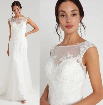 MAGIC BRIDE sukienka biała suknia ślubna długa 46