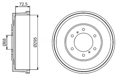 BOSCH BEBNY DE FREIN ARRIÈRE NISSAN NP300 NAVARA 2.3D - milautoparts-fr.ukrlive.com