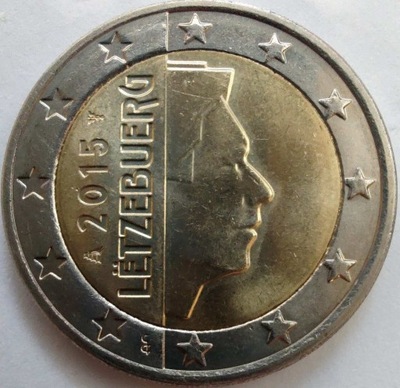 1717 - Luksemburg 2 euro, 2015
