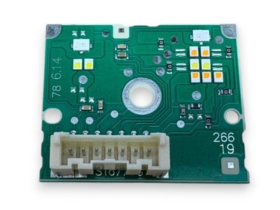 Штекер модуля drl левый лампы светодиодной 7pin 7+2led do mercedes gle w167 фото №1