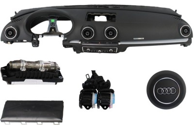 Приборная панель консоль подушка безопасности ремни audi a3 8v фото №1