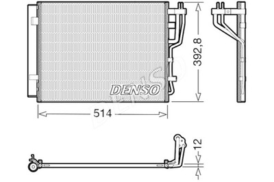 DENSO CONDENSADOR DE ACONDICIONADOR HYUNDAI I30 KIA CEED PRO CEED 1.6D 2.0D  