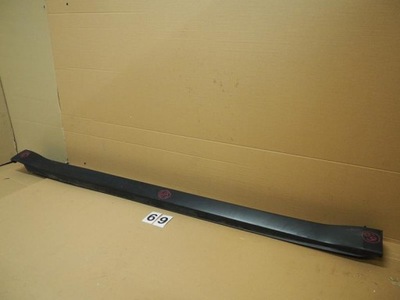 Накладка молдинг порог правая subaru forester iii фото №1