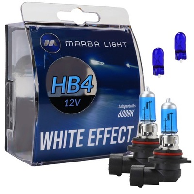 ЛАМПОЧКИ HB4 12V MARBA LIGHT WHITE EFFECT + W5W