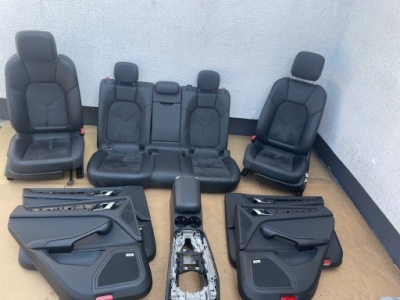 Porsche macan 95b сиденья заднее сиденье обшивки комплект салон обивка alcantara фото №1