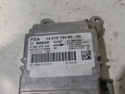 Модуль датчик подушка безпеки peugeot expert jumpy fiat scudo 1401019480 фото №1