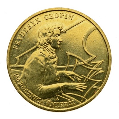 2 złote 1999 r. - Fryderyk Chopin