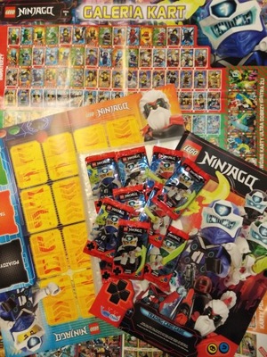 Lego Ninjago lista kart plansza album 10 saszetki