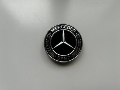 MERCEDES W117 W156 W176 W217 W218 W172 W257 EMBLEMA PARTE DELANTERA AMG NEGRO CON  