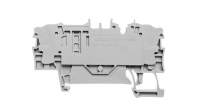 Złączka 2-przewodowa 2,5mm2 bezpiecznikowa szara T