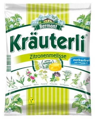 Cukierki Krauterli Zitronenmelisse 125 g