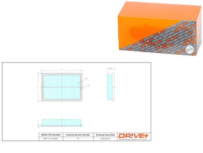 ФІЛЬТР ПОВІТРЯ FIAT 1.0B 89-92 UNO DRIVE+