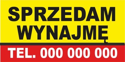 BANER, REKLAMA, sprzedam wynajmę