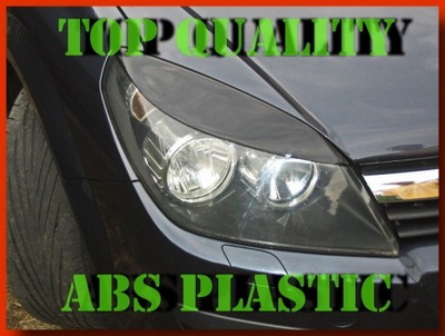 Brewki OPEL ASTRA H ,ASTRA 3 /ABS /CZARNE EYEBROWS 