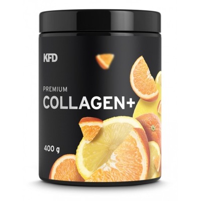 Suplement KFD Collagen+ 400 g pomarańcza-cytryna