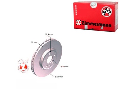 ZIMMERMANN SET DISC BRAKE ZIM, 100.3331 - milautoparts-fr.ukrlive.com