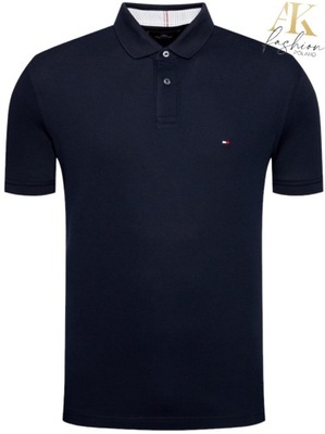 Koszulka Polo Tommy Hilfiger MW0MW17770 Granatowa r. S