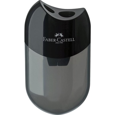 Temperówka podwójna z pojemnikiem - Faber-Castell