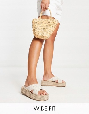 DESIGN KLAPKI ESPADRYLE NA PLATFORMIE 41