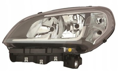 Фара лампа левый fiat doblo 15- фото №1