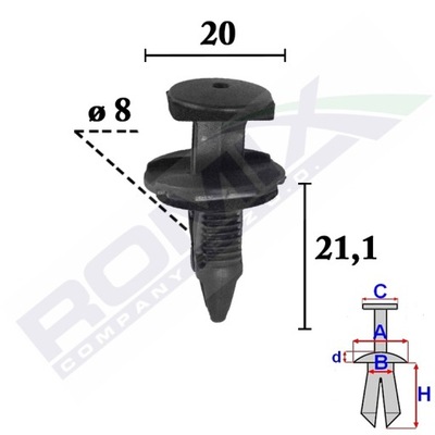 MANIFOLD EXPANSION PLASTIC MOULDINGS 8MM FIAT X5SZT  