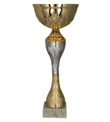 Puchar metalowy złoto-srebrny