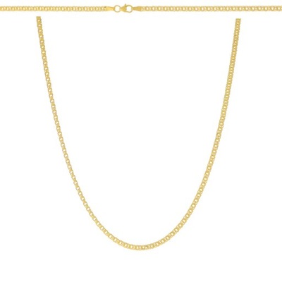 Złoty łańcuszek splot garibaldi 45cm pr. 585
