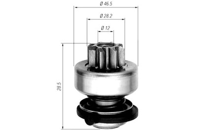 MAGNETI MARELLI BENDIX MAGNETI AMB0281 MAZDA 