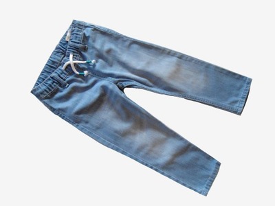H&M JOGGER spodnie jeansowe 98