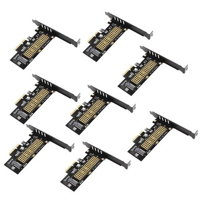 Adapter 8x PCIe, dysk SSD M.2 do