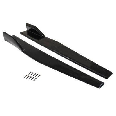 Универсальные спойлер накладки порог сплиттеры 75cm фото №1