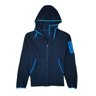 BERGHAUS Bluza Polarowa Męska Full Zip z Kapturem Logowana r. L